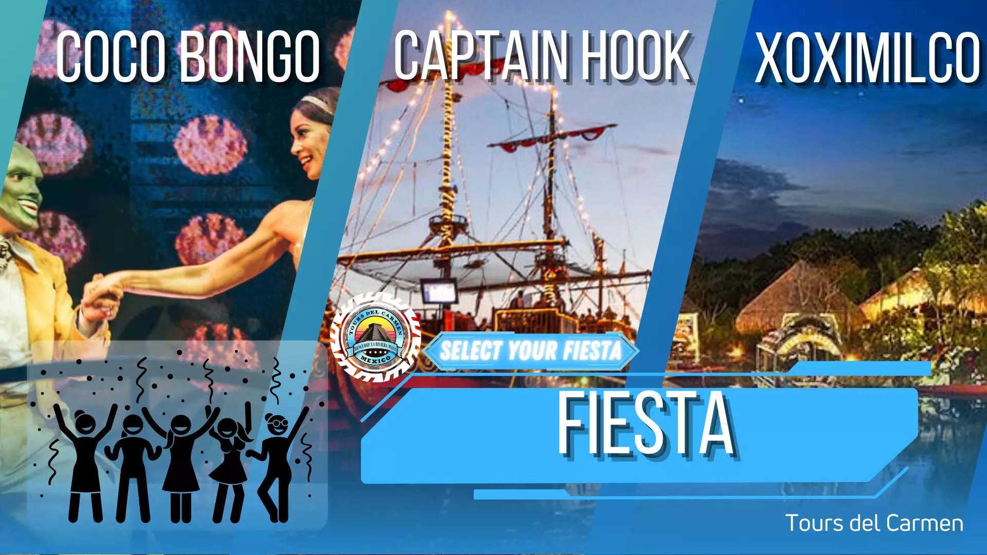 3 crazy Fiesta in the Riviera Maya