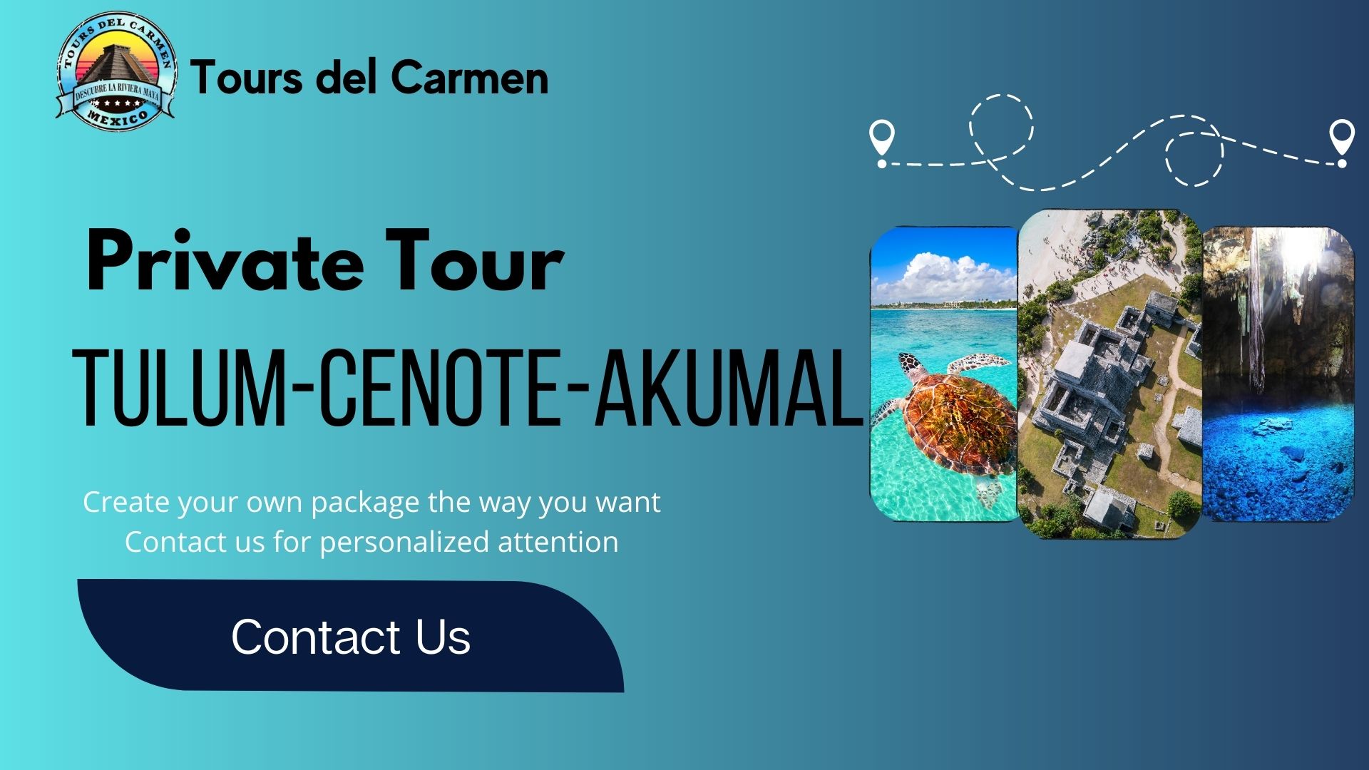 Tulum-Cenote-Akumal Private Tour